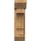 Ekena Millwork Balboa Slat Rough Sawn Bracket w/ Offset Brace, Western Red Cedar, 6"W x 18"D x 22"H BKT0604X18X22BOA06RWR - alternate 3